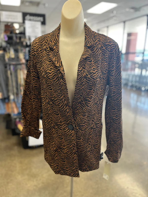 Mega Deal Animal Print Blazer Rd Style, Size M