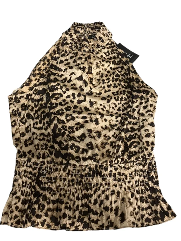 Great Deals Animal Print Top Sleeveless Basic Inc, Size S