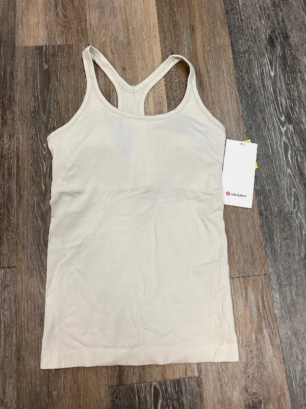 Special Buy Athletic Tank Top By Lululemon In Bone, Size: 6