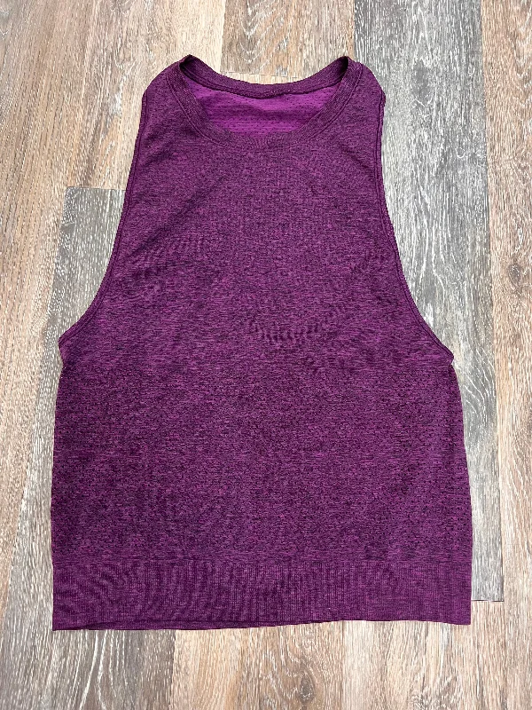 Instant Discount Athletic Tank Top By Lululemon In Purple, Size: 4