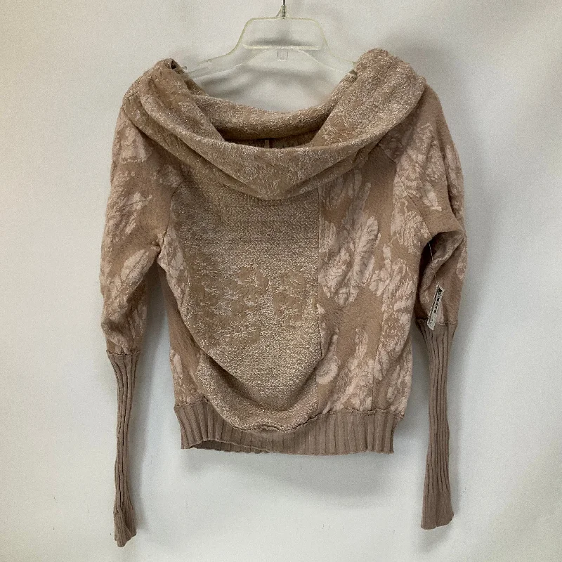 Midnight Madness Beige Top Long Sleeve Free People, Size Xs