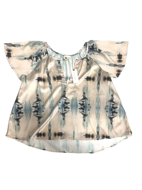 Savings Galore Beige Top Short Sleeve Anthropologie, Size Xs