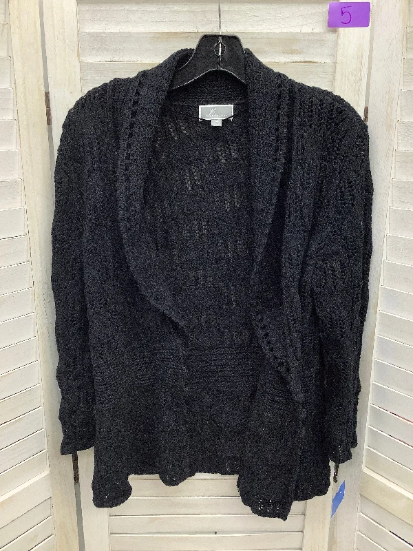 New Markdowns Black Cardigan Jm Collections, Size M