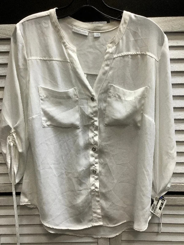 Value Deals Black Top Long Sleeve Basic New York And Co, Size S