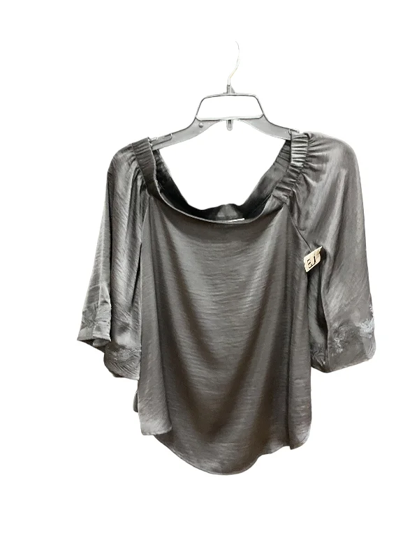 Don't Miss Black Top Short Sleeve Jennifer Lopez, Size Xs