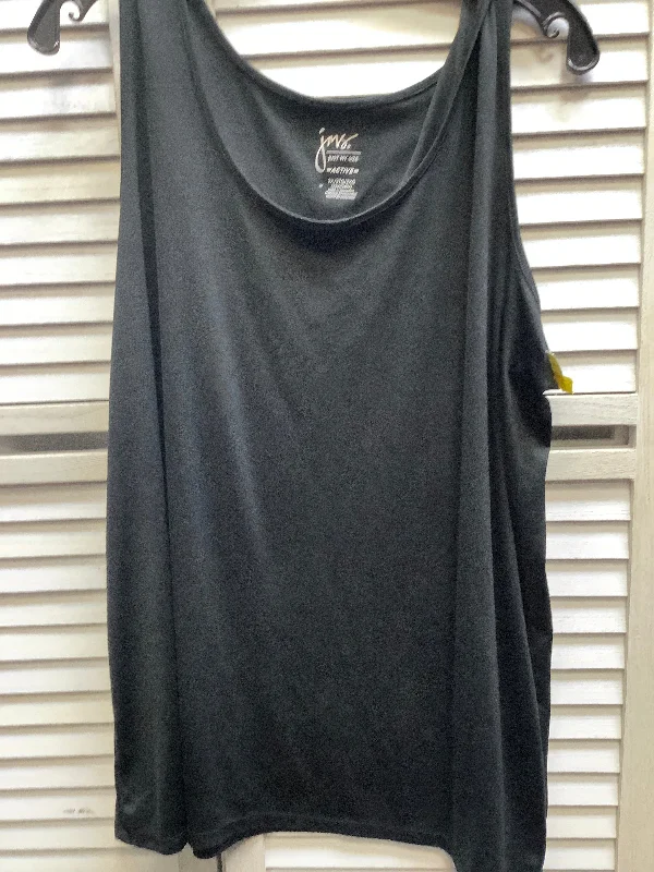 Hurry In Black Tunic Sleeveless Just My Size, Size 3x