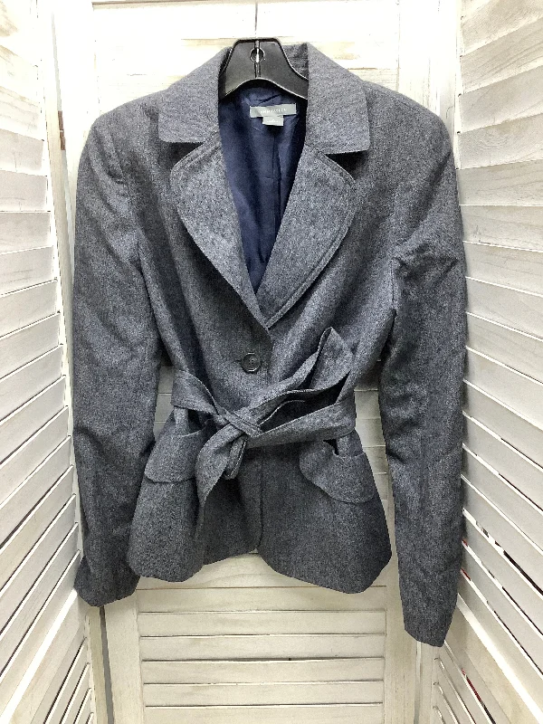 Special Price Blazer By Ann Taylor In Grey, Size: 8