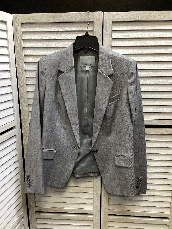 Seasonal Sale Blazer By Classiques Entier In Grey, Size: 12