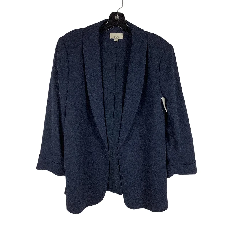 Seasonal Clearance Blazer By Loft In Navy, Size: 12