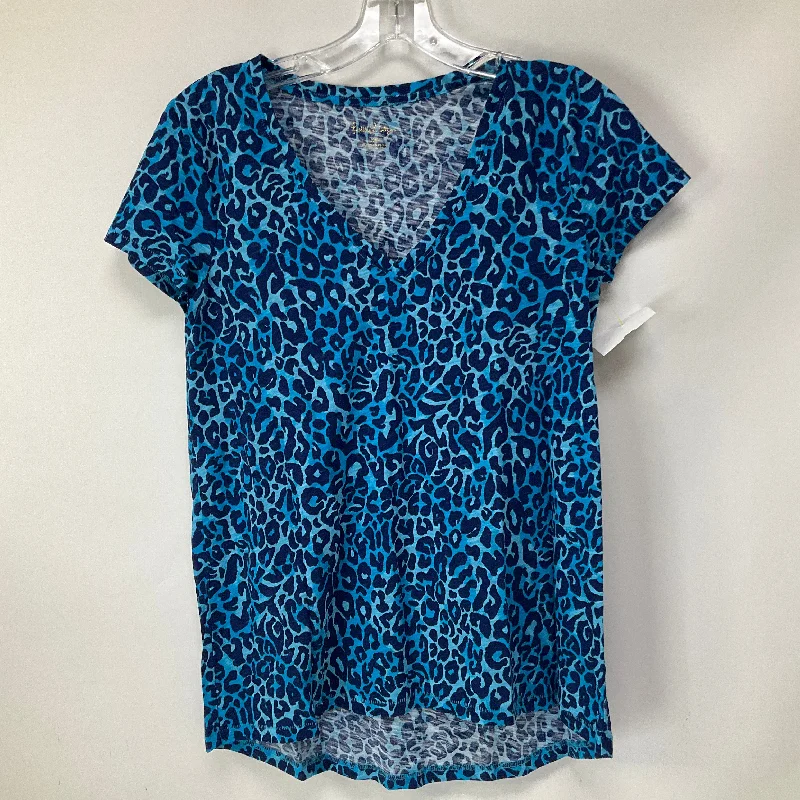 Markdowns Blue Top Short Sleeve Lilly Pulitzer, Size Xs