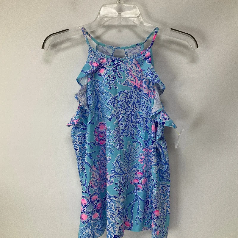 Stock Clearance Blue Top Sleeveless Lilly Pulitzer, Size Xs