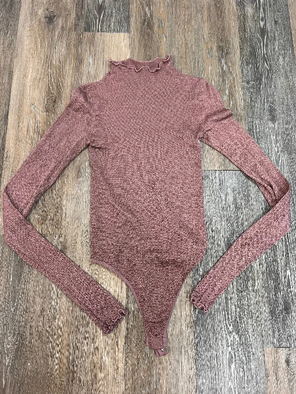 Value Deals Bodysuit By Free People In Mauve, Size: M