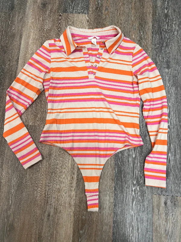Weekend Special Bodysuit By H&m In Pink, Size: L