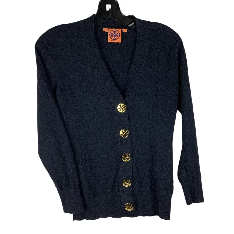 Cardigan Designer By Tory Burch In Navy, Size: Xs