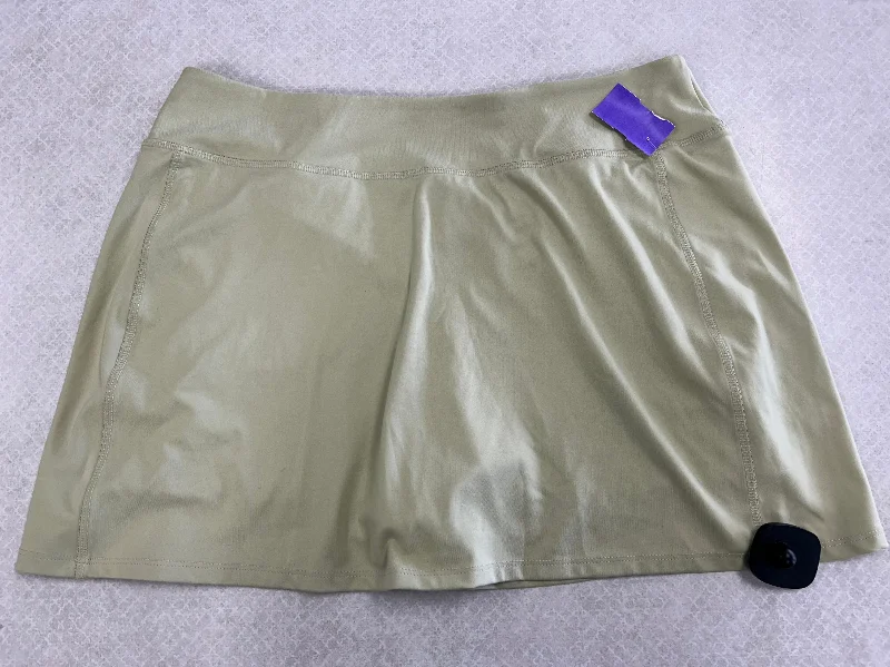 Special Promotion Green Athletic Skort Madewell, Size Xl