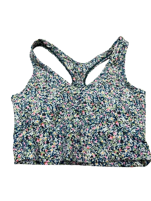 Price Rollback Green & Pink Athletic Bra Sage, Size Xs