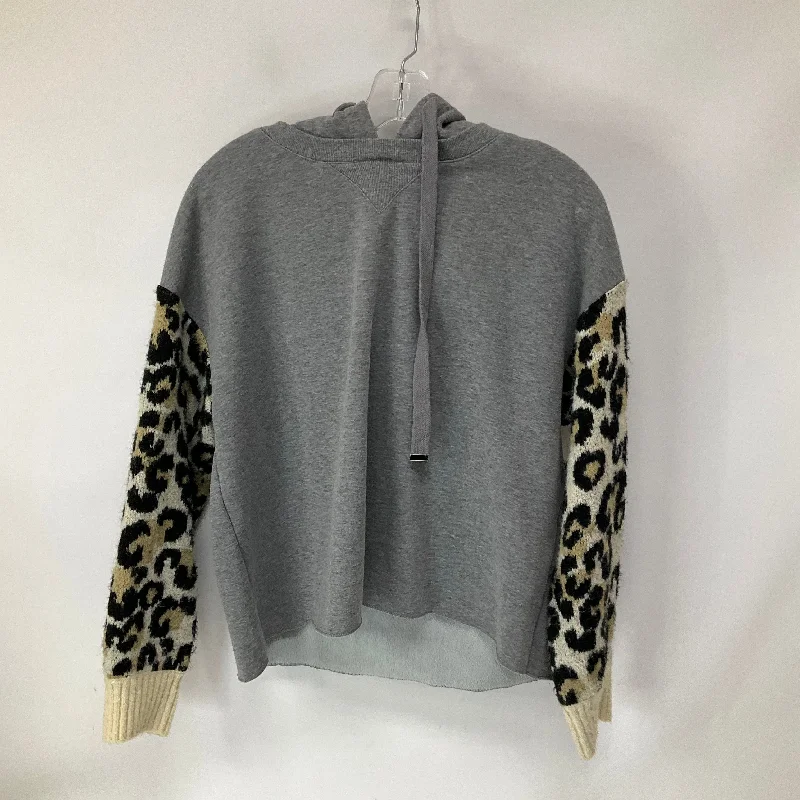 Price Slash Grey Top Long Sleeve Cmc, Size M