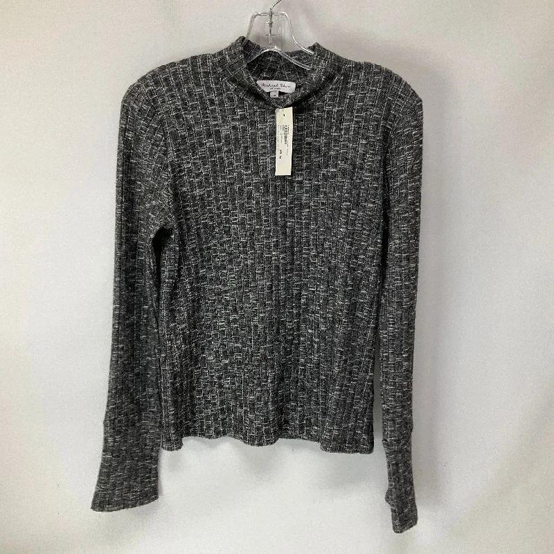 Doorbuster Deal Grey Top Long Sleeve Michael Stars, Size M