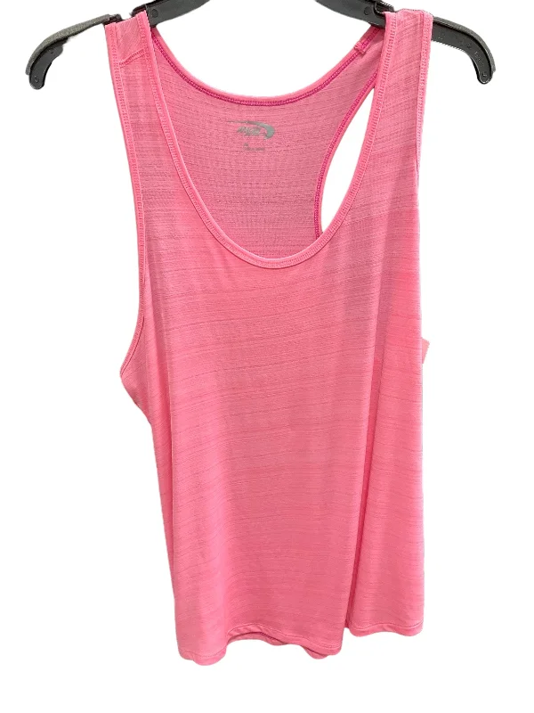 Take Advantage Pink Athletic Tank Top Mta Pro, Size M