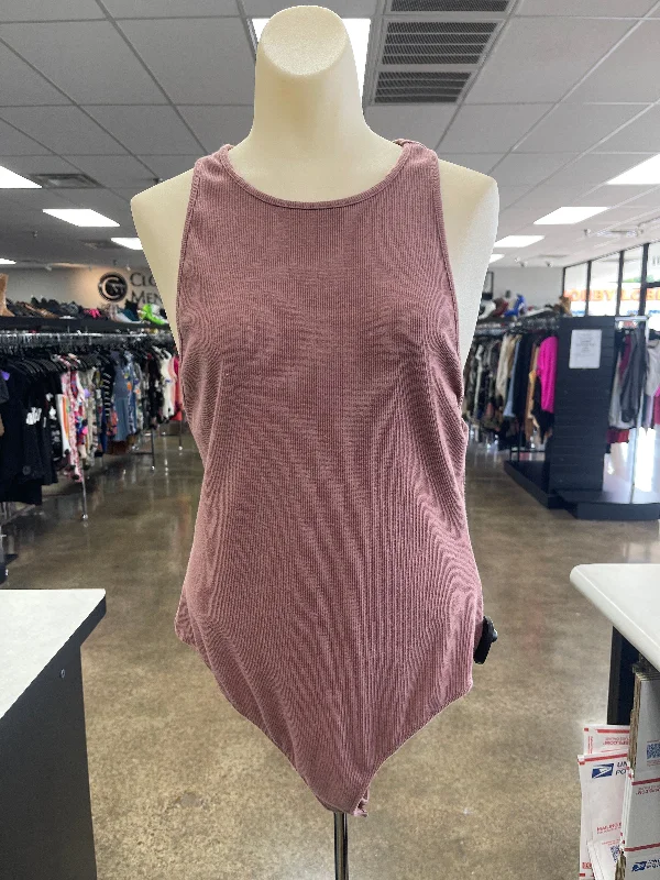 Last Chance Pink Bodysuit Free People, Size Xl