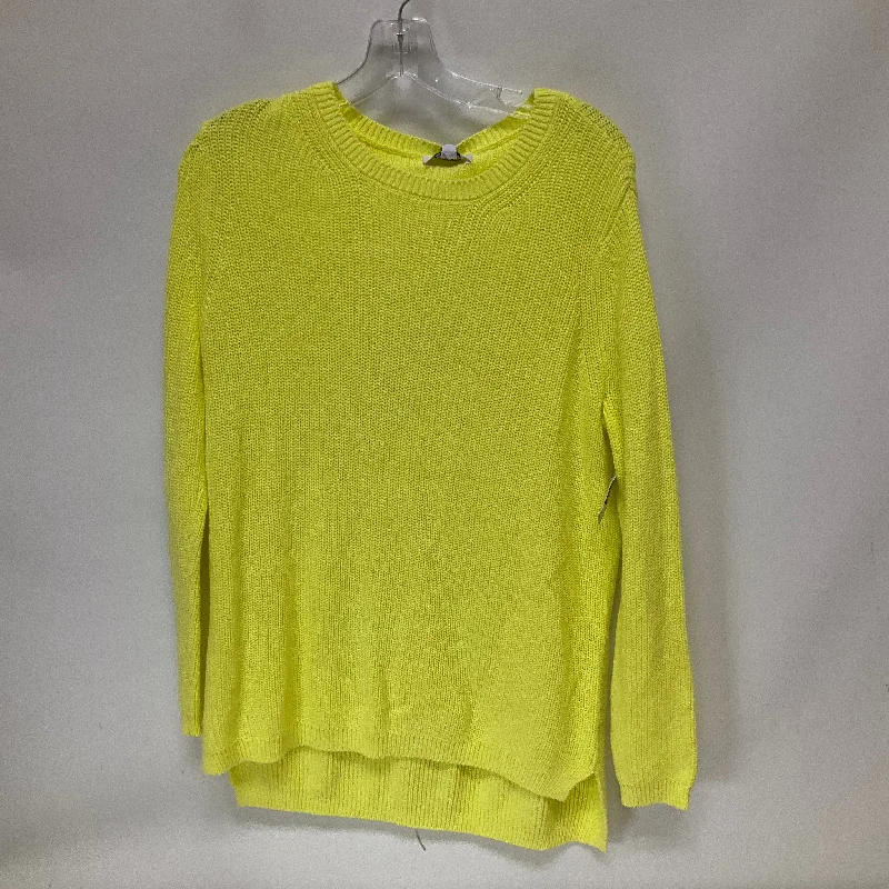 Deep Discounts Sweater By 525 In Yellow, Size: S