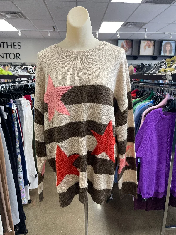 Exclusive Savings Sweater By Easel In Brown, Size: L