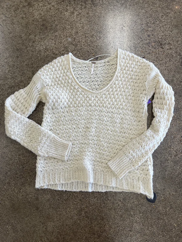 Don't Wait Sweater By Free People In Cream, Size: M