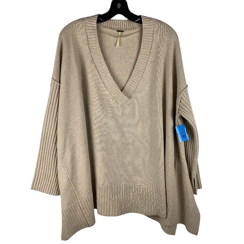 Huge Discounts Sweater By Free People In Tan, Size: M
