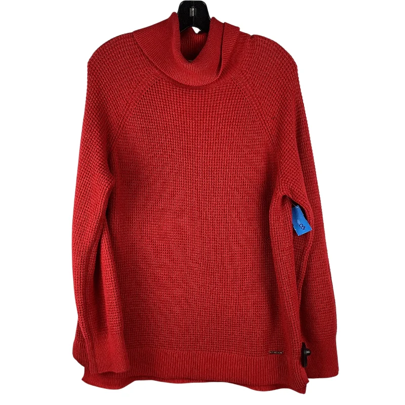Special Discount Sweater By Michael Kors In Red, Size: Xl