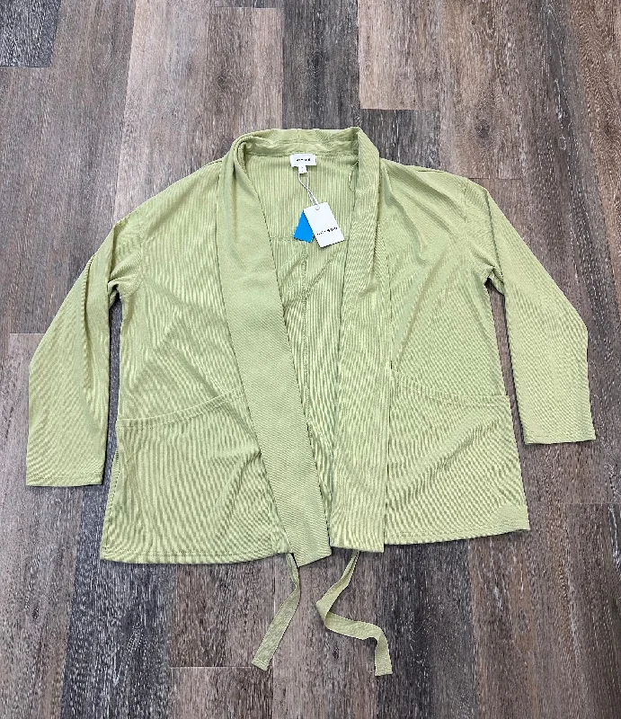 Flash Sale Sweater Cardigan By Heyson In Green, Size: L