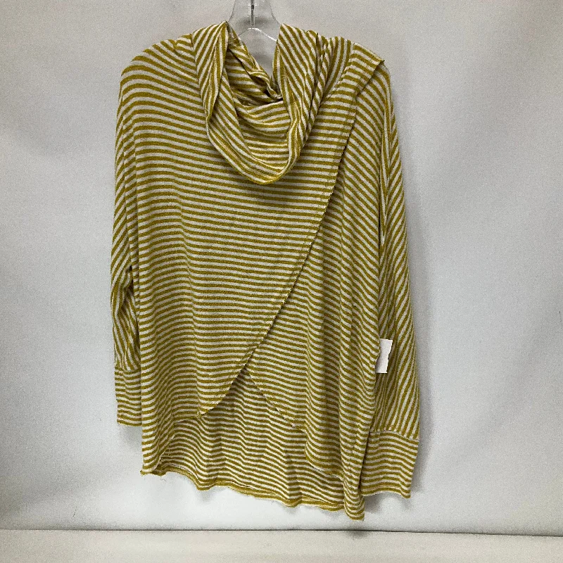 Shop and Save Top Long Sleeve By Anthropologie In Yellow, Size: L