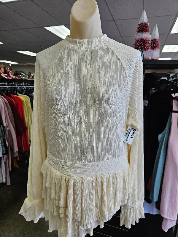 Extra Discounts Top Long Sleeve By Express  Size: L