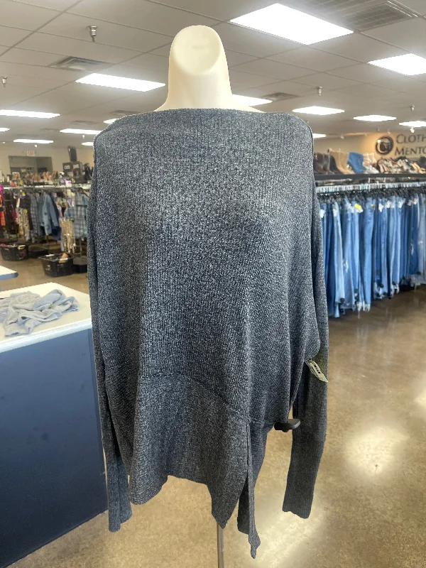 Super Sale Top Long Sleeve By Free People In Grey, Size: S