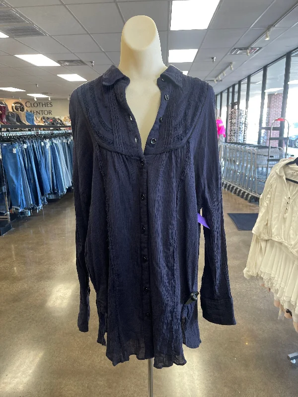 Buy More, Save More Top Long Sleeve By We The Free In Navy, Size: M
