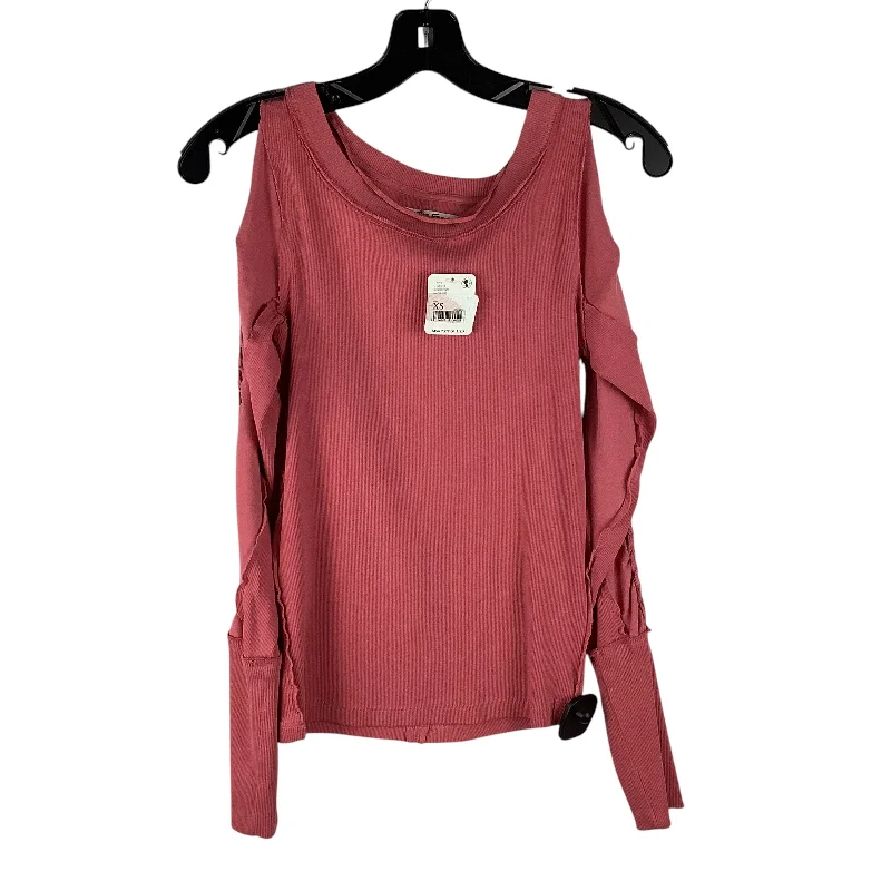 Markdowns Top Long Sleeve By We The Free In Pink, Size: Xs