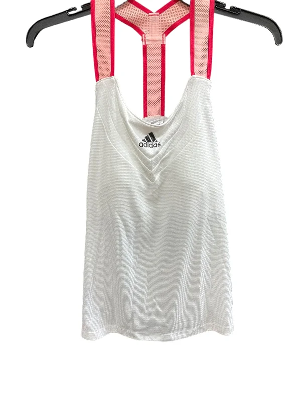 Year-End Sale White Athletic Tank Top Adidas, Size L