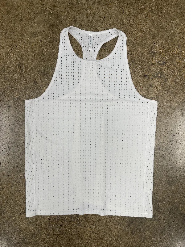 Price Cut White Athletic Tank Top Athleta, Size M