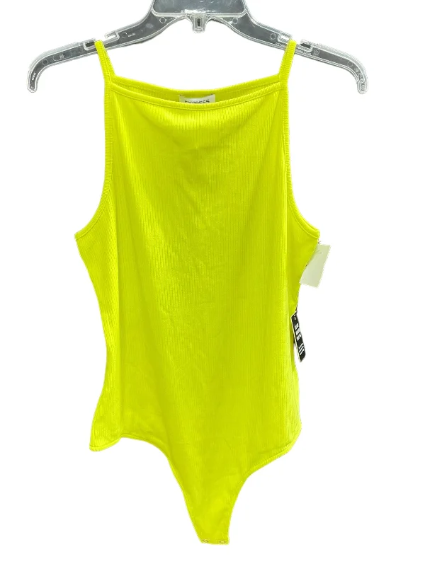 Anniversary Sale Yellow Bodysuit Express, Size L